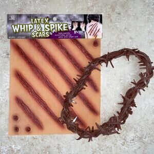 JESUS KING CROWN OF THORNS & WHIP NAIL SCARS BIBLICAL RELIGIOUS EASTER COSTUME